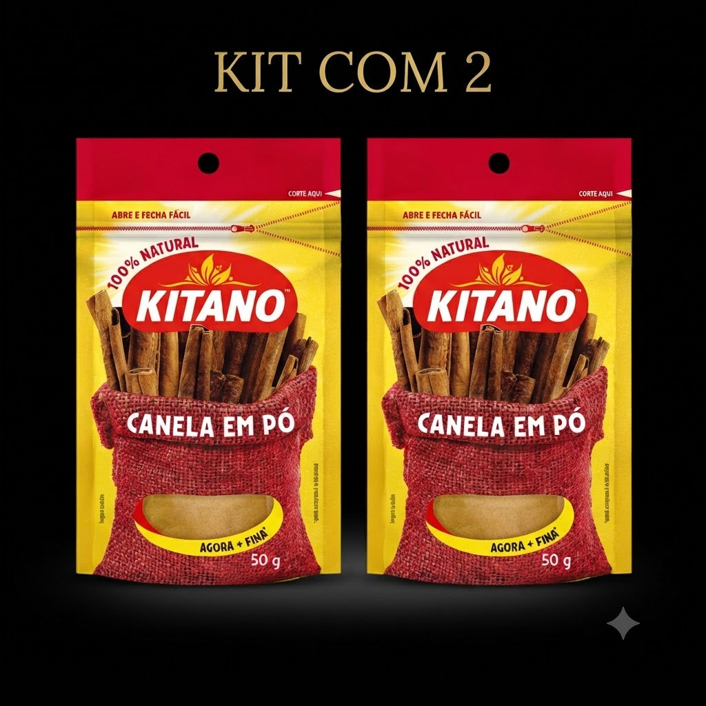 Kitano Canela em Pó (2x50g)